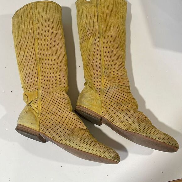 Sam Edelman Suede Pull on Boots - Picture 1 of 8
